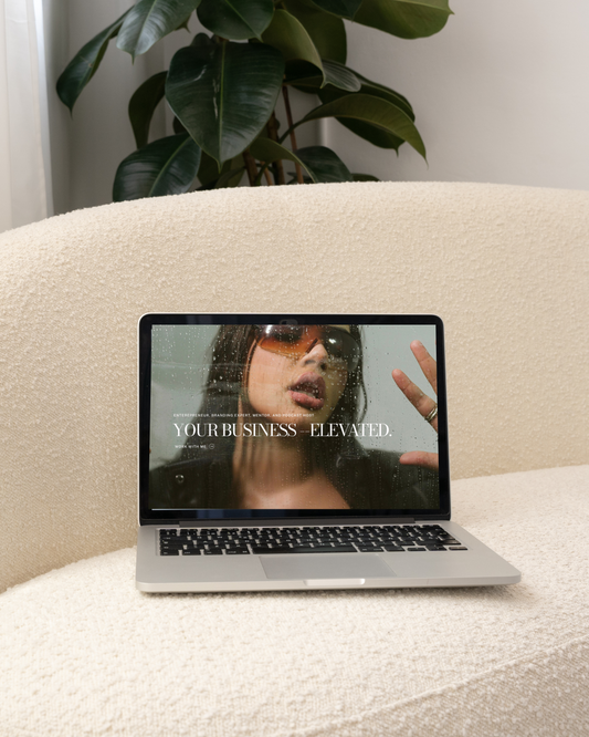 "THE MENTOR" Sales Page Showit Website Template